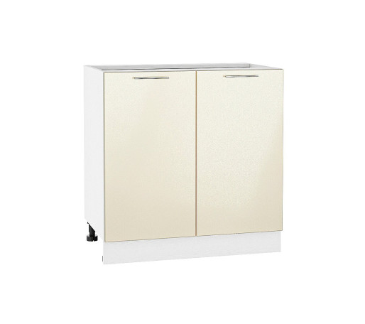 Шкаф нижний с 2-мя дверцами Валерия-М, цвет: Бежевый металлик