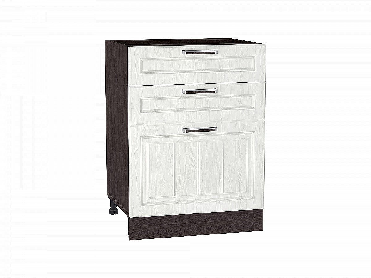 Шкаф нижний с 3-мя ящиками Прага, цвет: Белое дерево Шкаф нижний с 3-мя ящиками Прага, цвет: Белое дерево