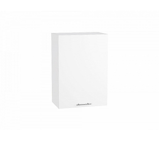 Шкаф верхний с 1-ой дверцей Валерия-М, цвет: Белый глянец
