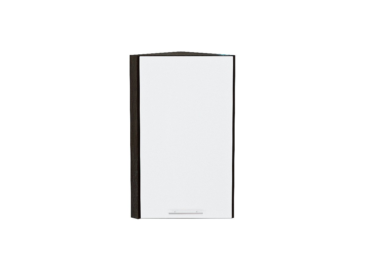 Шкаф верхний торцевой Валерия-М, цвет: Белый глянец Шкаф верхний торцевой Валерия-М, цвет: Белый глянец