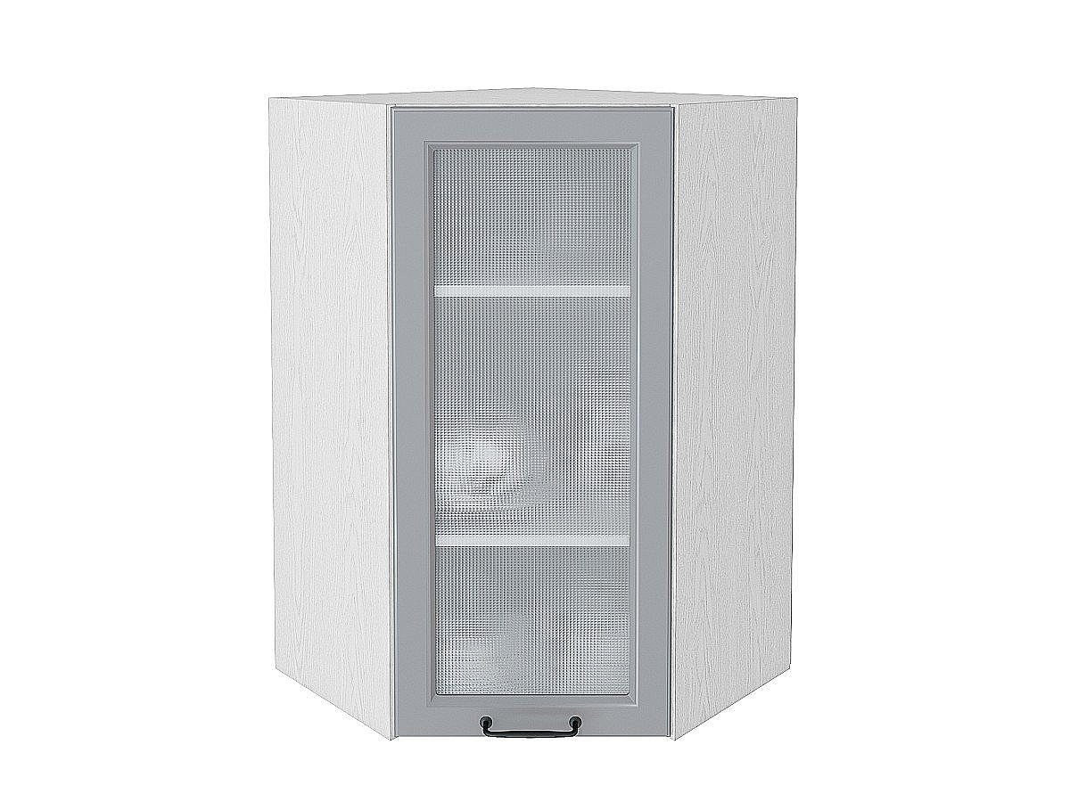 Шкаф верхний угловой остекленный Ницца, цвет: Magnum Шкаф верхний угловой остекленный Ницца, цвет: Magnum