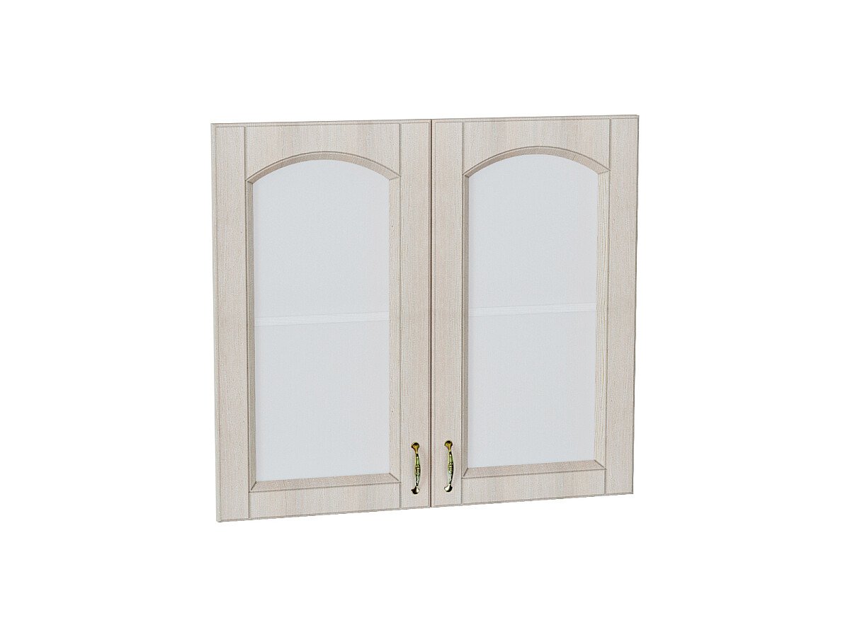 Комплект фасадов Верона со стеклом для каркаса Ф-55 В800, цвет: Ясень золото Комплект фасадов Верона со стеклом для каркаса Ф-55 В800, цвет: Ясень золото