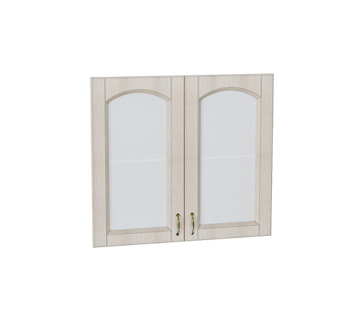 Комплект фасадов Верона со стеклом для каркаса Ф-55 В800, цвет: Ясень золото