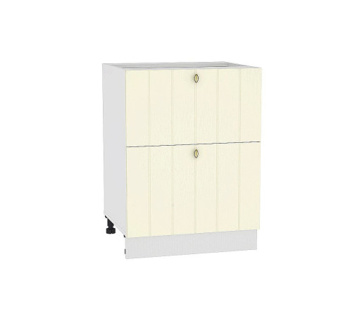 Шкаф нижний с 2-мя ящиками Прованс, цвет: Ваниль