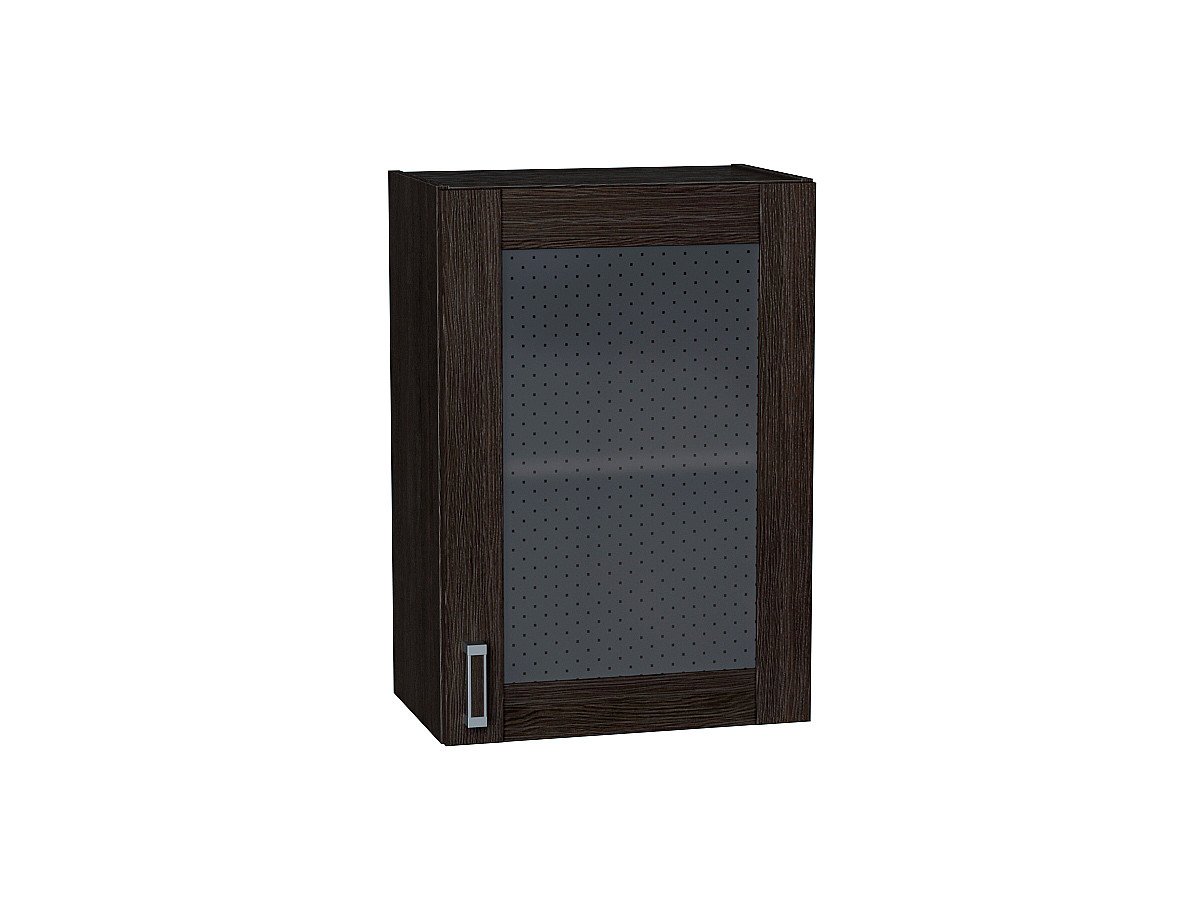 Шкаф верхний с 1-ой остекленной дверцей Лофт, цвет: Wenge Veralinga Шкаф верхний с 1-ой остекленной дверцей Лофт, цвет: Wenge Veralinga