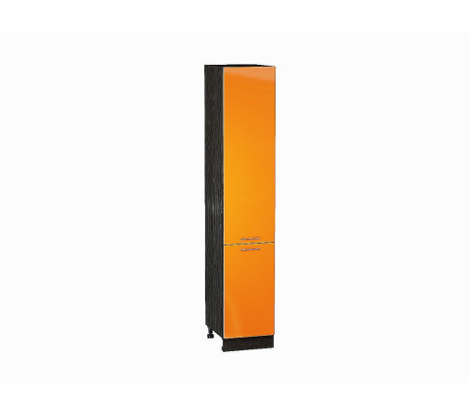 Шкаф пенал с 2-мя дверцами Валерия-М, цвет: Оранжевый глянец