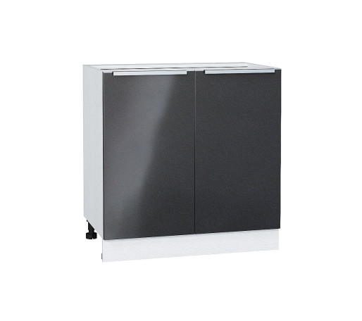 Шкаф нижний с 2-мя дверцами Фьюжн, цвет: Anthracite
