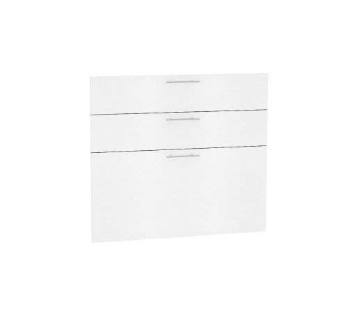 Комплект фасадов Валерия-М для каркаса Ф-53 Н803, цвет: Белый металлик