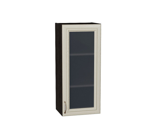 Шкаф верхний с 1-ой остекленной дверцей Шале, цвет: Ivory