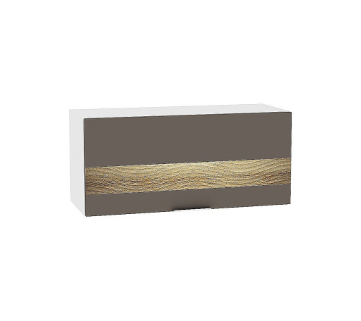 Шкаф верхний горизонтальный Терра D, цвет: Смоки Софт