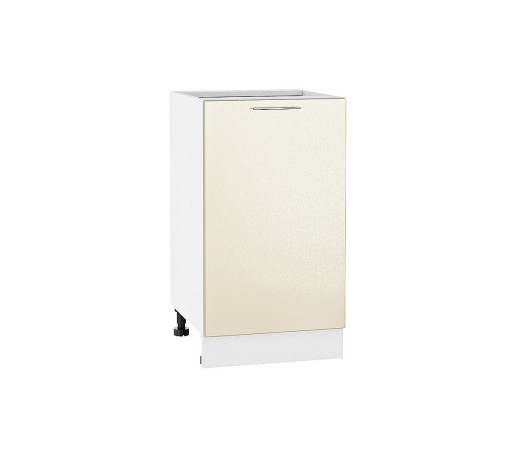 Шкаф нижний с 1-ой дверцей Валерия-М, цвет: Бежевый металлик