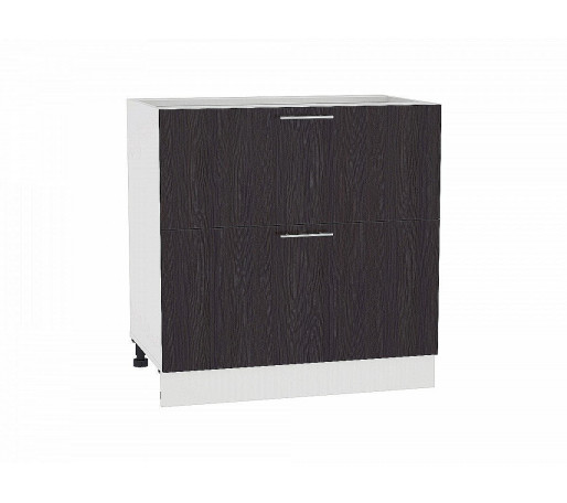 Шкаф нижний с 2-мя ящиками Валерия-М, цвет: Венге