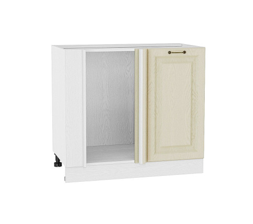 Шкаф нижний угловой Ницца, цвет: Дуб крем