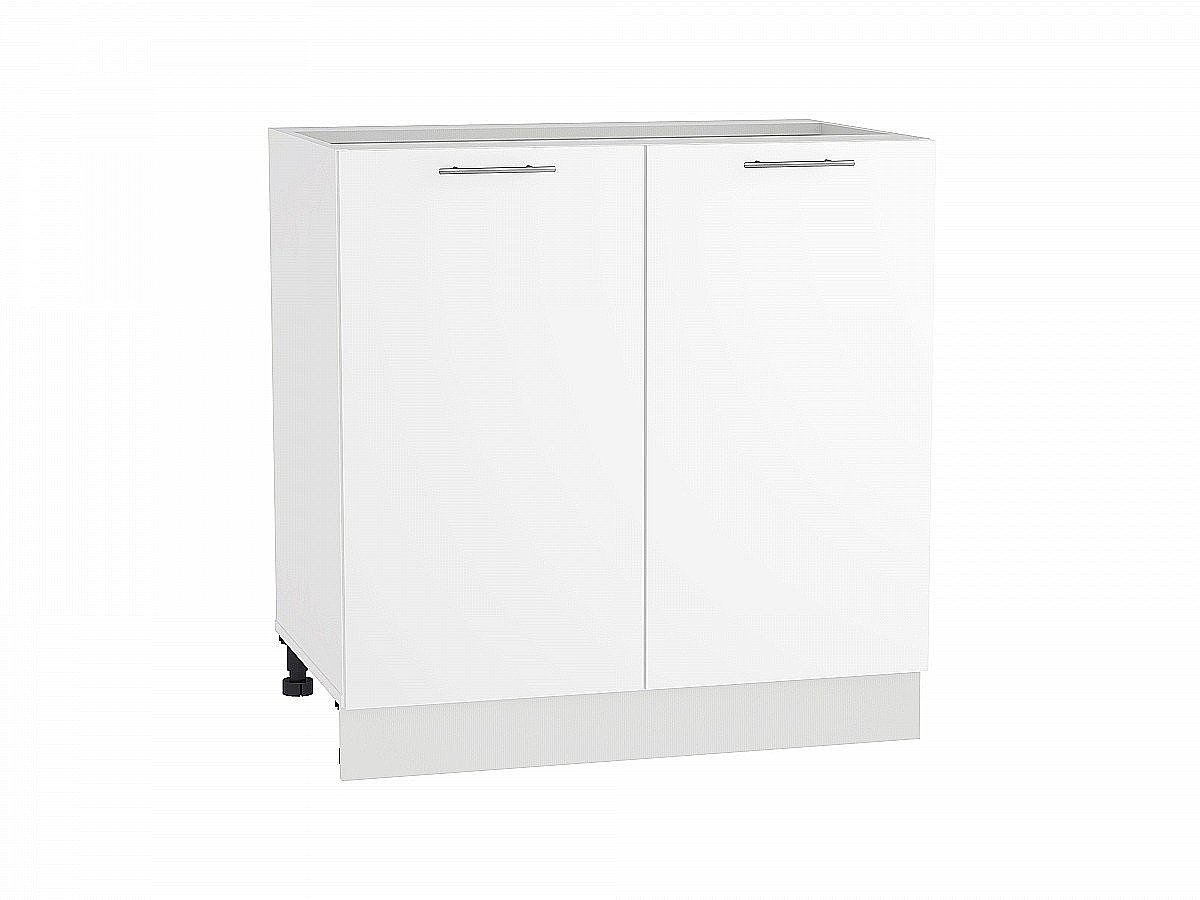Шкаф нижний с 2-мя дверцами Валерия-М, цвет: Белый глянец Шкаф нижний с 2-мя дверцами Валерия-М, цвет: Белый глянец