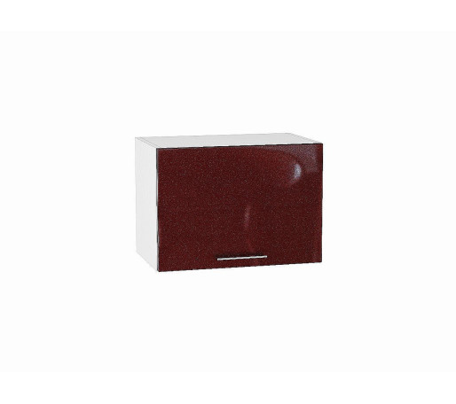 Шкаф верхний горизонтальный Валерия-М, цвет: Гранатовый металлик