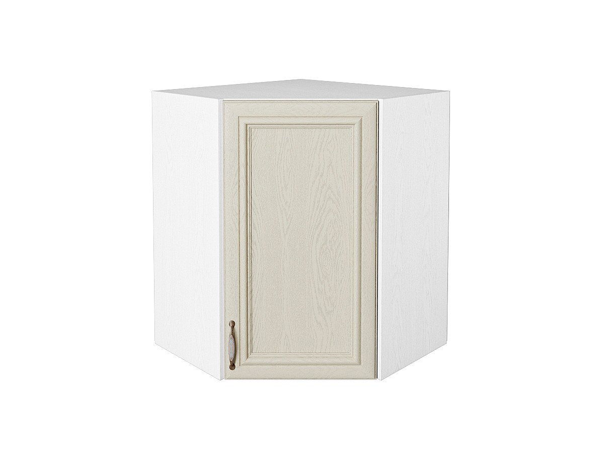 Шкаф верхний угловой Шале, цвет: Ivory Шкаф верхний угловой Шале, цвет: Ivory