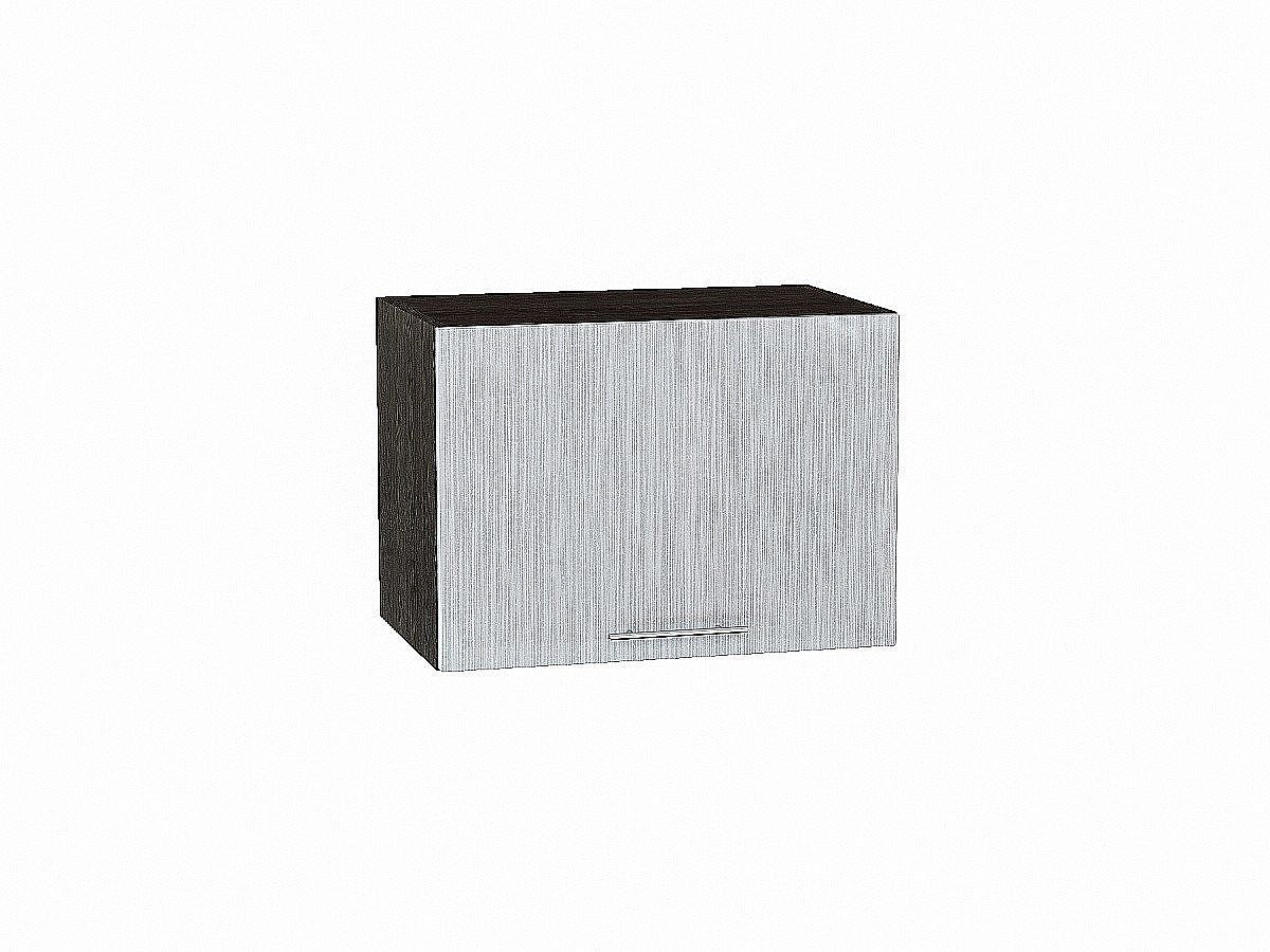 Шкаф верхний горизонтальный Валерия-М, цвет: Серый металлик дождь светлый Шкаф верхний горизонтальный Валерия-М, цвет: Серый металлик дождь светлый