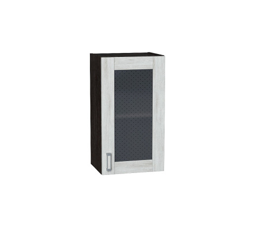 Шкаф верхний с 1-ой остекленной дверцей Лофт, цвет: Nordic Oak