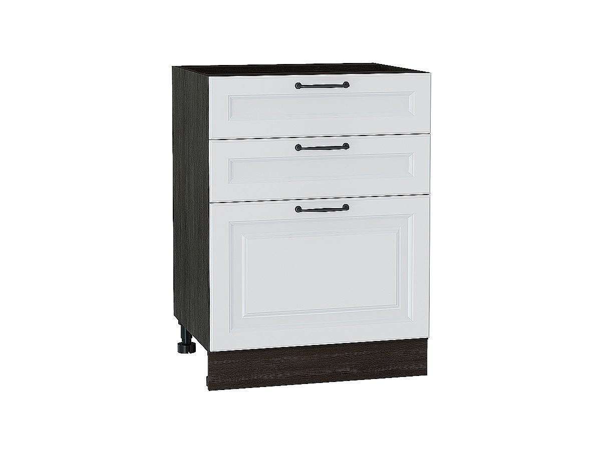 Шкаф нижний с 3-мя ящиками Ницца, цвет: Blanco Шкаф нижний с 3-мя ящиками Ницца, цвет: Blanco
