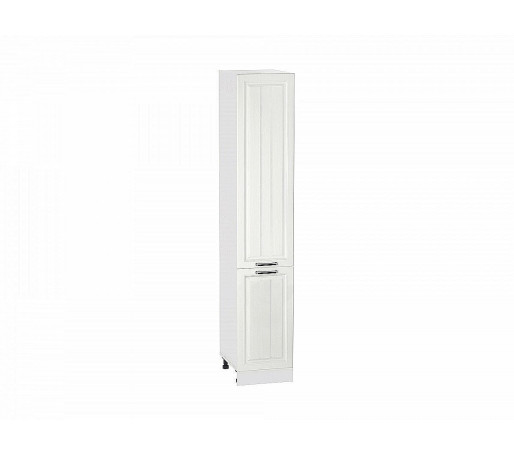 Шкаф пенал с 2-мя дверцами Прага, цвет: Белое дерево