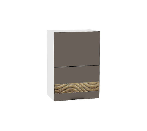 Шкаф верхний горизонтальный с подъемным механизмом Терра D, цвет: Смоки Софт