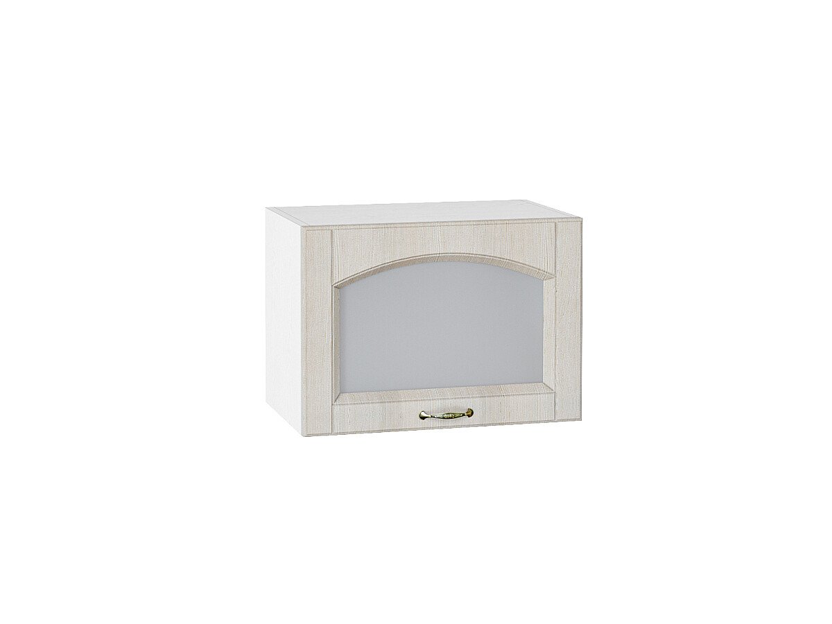 Шкаф верхний горизонтальный остекленный Верона, цвет: Ясень золото Шкаф верхний горизонтальный остекленный Верона, цвет: Ясень золото