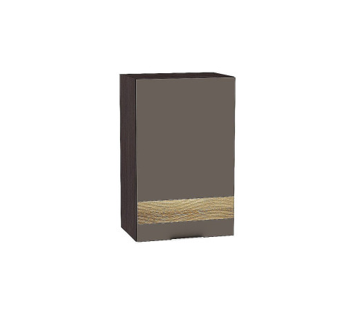 Шкаф верхний с 1-ой дверцей Терра DR, цвет: Смоки Софт