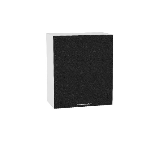 Шкаф верхний горизонтальный с подъемным механизмом Валерия-М, цвет: Черный металлик
