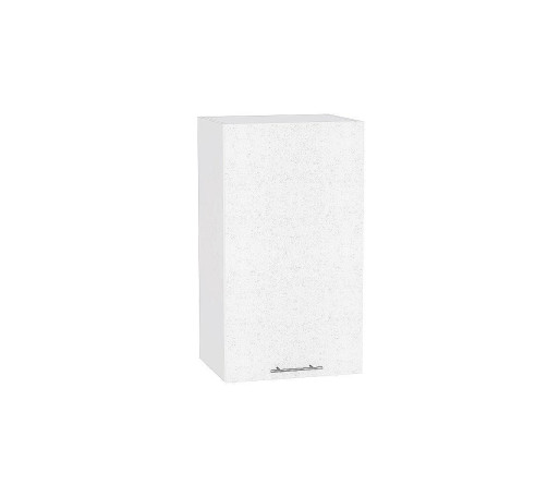 Шкаф верхний с 1-ой дверцей Валерия-М, цвет: Белый металлик