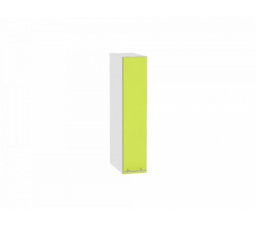 Шкаф верхний бутылочница Валерия-М, цвет: Лайм глянец