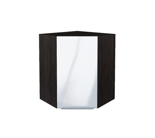 Шкаф верхний угловой Фьюжн, цвет: Angel