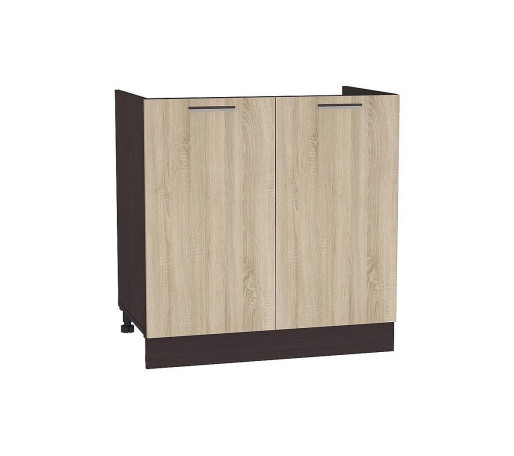 Шкаф нижний под мойку с 2-мя дверцами Брауни, цвет: Дуб сонома