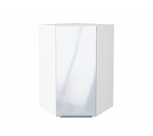 Шкаф верхний угловой Фьюжн, цвет: Angel