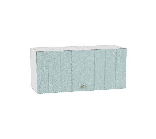 Шкаф верхний горизонтальный глубокий Прованс, цвет: Голубой