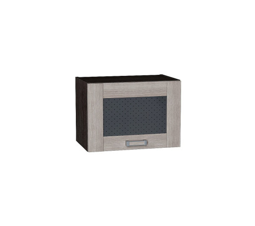 Шкаф верхний горизонтальный остекленный Лофт, цвет: Cappuccino Veralinga