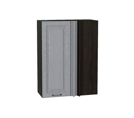 Шкаф верхний прямой угловой Ницца, цвет: Дуб серый