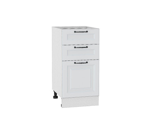 Шкаф нижний с 3-мя ящиками Ницца, цвет: Blanco