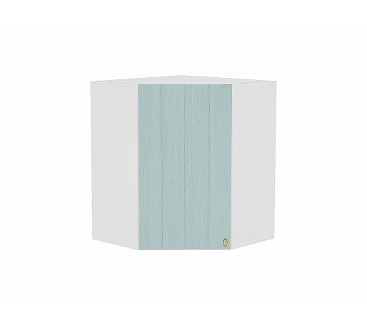 Шкаф верхний угловой Прованс, цвет: Голубой