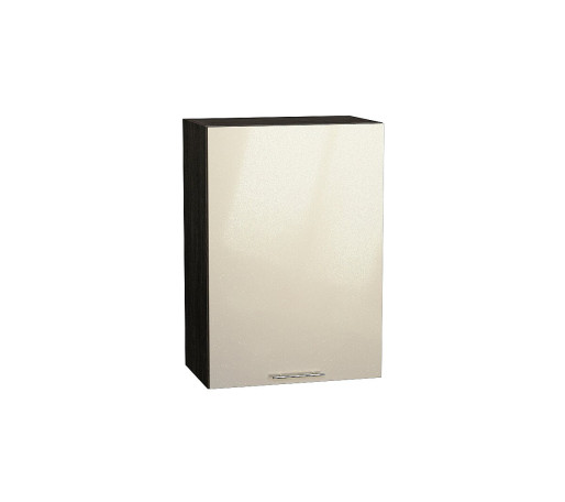 Шкаф верхний с 1-ой дверцей Валерия-М, цвет: Бежевый металлик