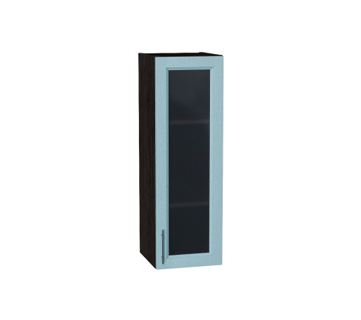 Шкаф верхний с 1-ой остекленной дверцей Сканди, цвет: Sky Wood