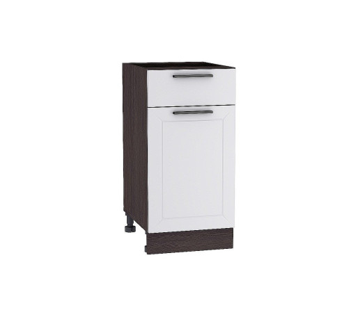 Шкаф нижний с 1-ой дверцей и ящиком Глетчер, цвет: Гейнсборо Силк