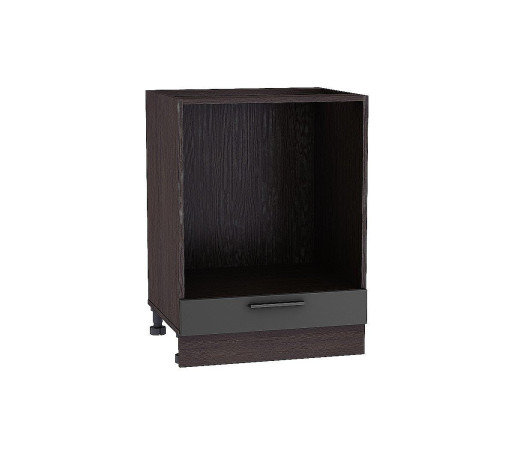 Шкаф нижний под духовку Глетчер, цвет: Маренго Силк