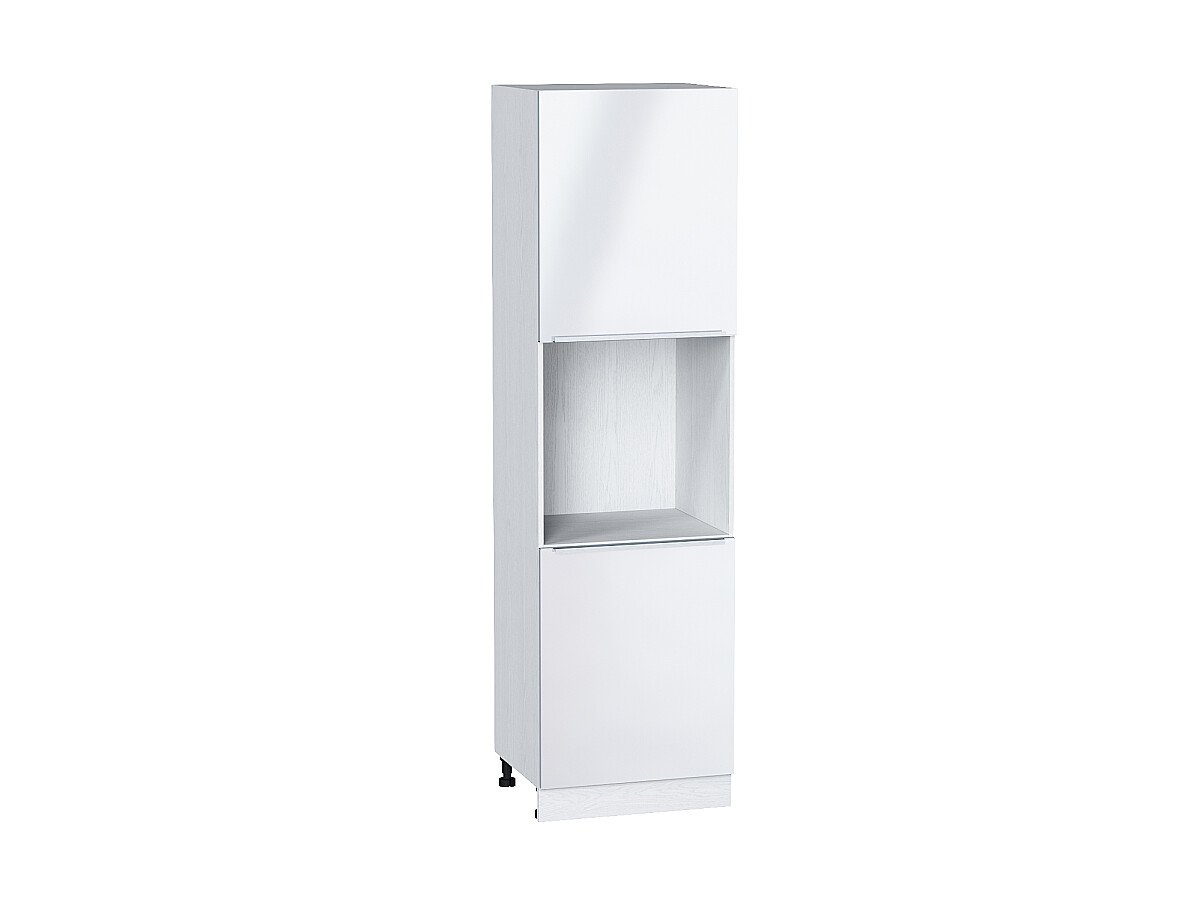 Шкаф пенал с 2-мя дверцами под технику Фьюжн, цвет: Angel Шкаф пенал с 2-мя дверцами под технику Фьюжн, цвет: Angel