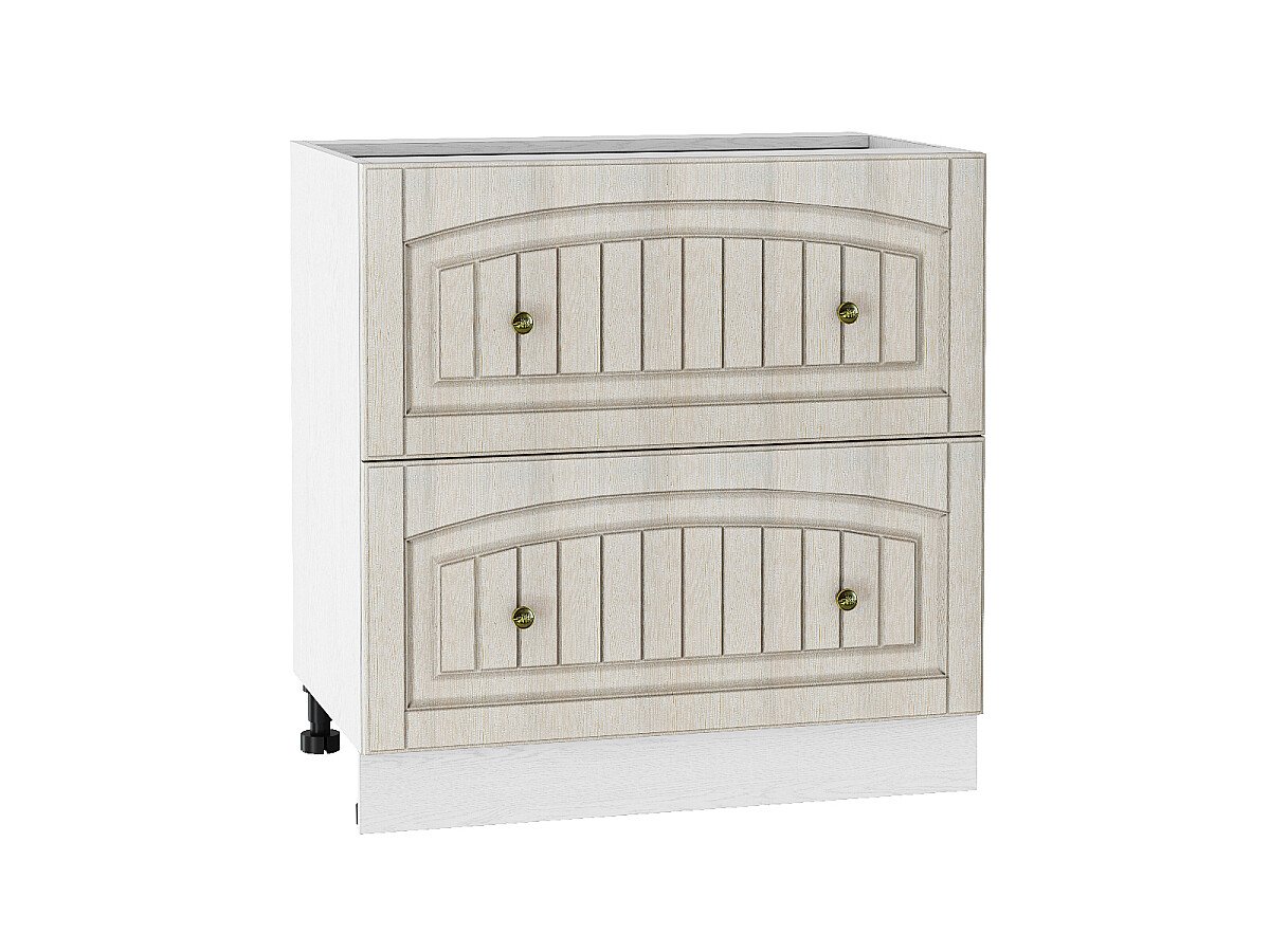 Шкаф нижний с 2-мя ящиками Верона, цвет: Ясень золото Шкаф нижний с 2-мя ящиками Верона, цвет: Ясень золото