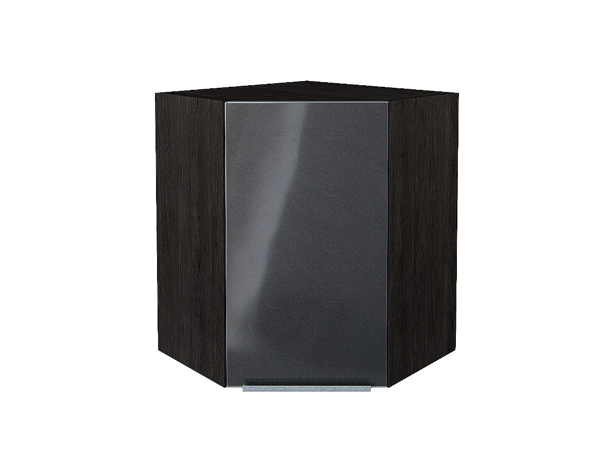 Шкаф верхний угловой Фьюжн, цвет: Anthracite Шкаф верхний угловой Фьюжн, цвет: Anthracite