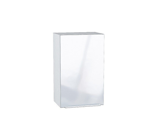 Шкаф верхний с 1-ой дверцей Фьюжн, цвет: Angel