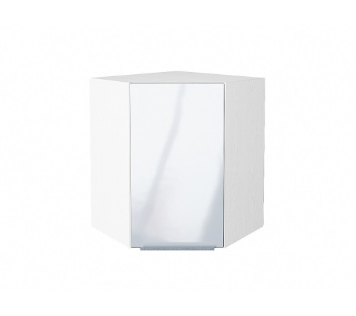 Шкаф верхний угловой Фьюжн, цвет: Angel