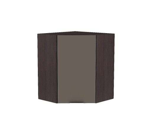 Шкаф верхний угловой Терра, цвет: Смоки Софт