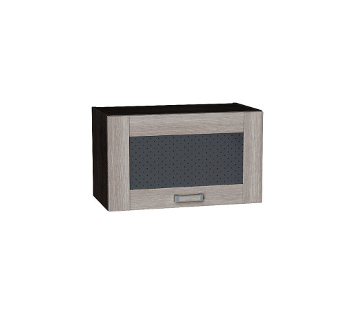 Шкаф верхний горизонтальный остекленный Лофт, цвет: Cappuccino Veralinga