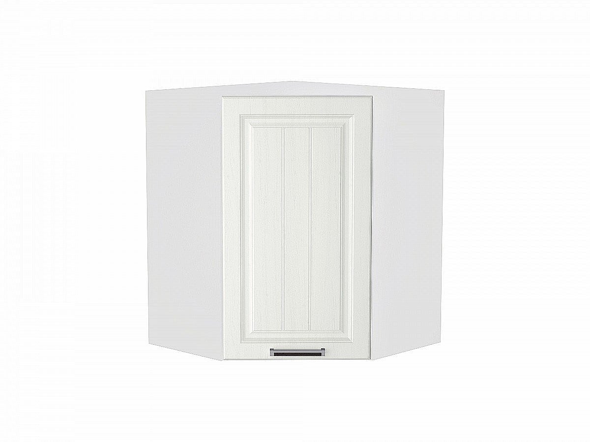 Шкаф верхний угловой Прага, цвет: Белое дерево Шкаф верхний угловой Прага, цвет: Белое дерево